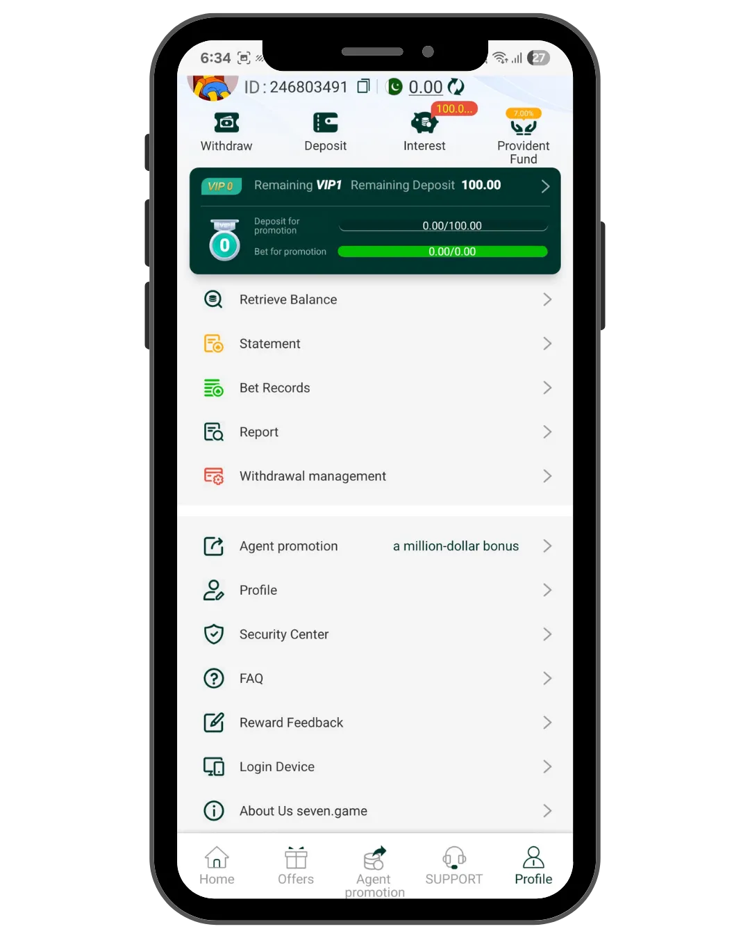 seven game app download